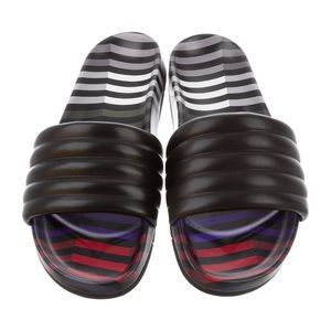 Fendi Leather Slide Sandals